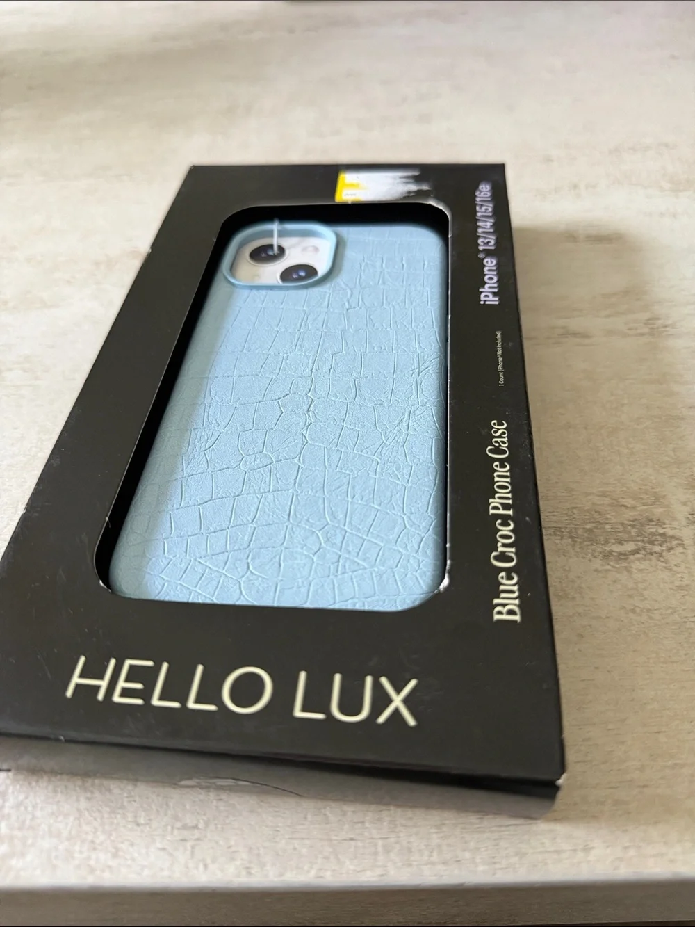 Blue Croc iPhone Case for iPhone 13/14/15/16 e